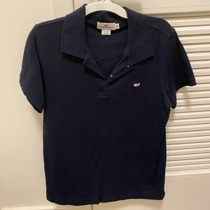 Women’s Vineyard Vines Navy Polo Sz Medium